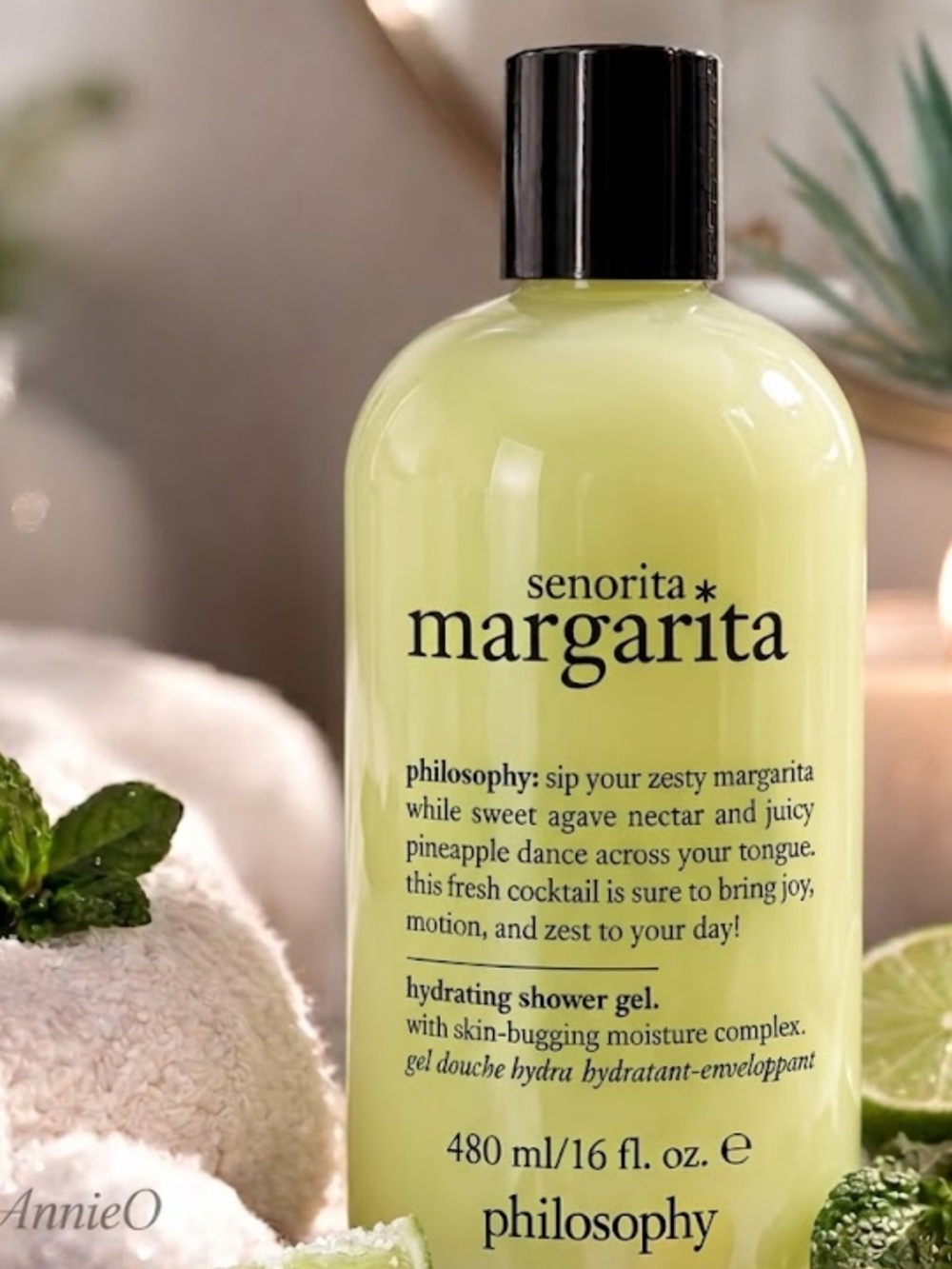 Philosophy Señorita Margarita Shampoo Shower Gel & Bubble Bath 16oz 480ml NEW - Picture 6 of 7